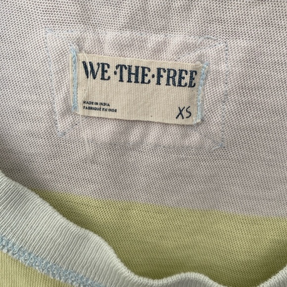 Free People We The Free Sundae Funday Tee Oversized Pullover Sweatshirt Size XS - Picture 7 of 10